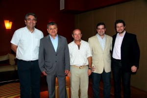 Guilherme Tell Laurino, Felipe Gonzales, Loitegui Pedro, Fernando Valente e Mauro Sebastiany