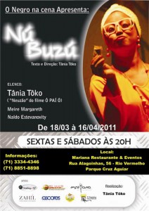 Cartaz da peça "Nú Buzú"