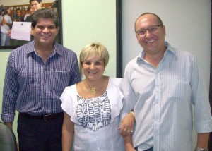 José Carlos Bebé de Oliveira, Neusa Bighetti e Marcelo Palinkas