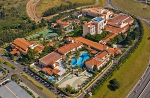 Vista aérea do Royal Palm Plaza Resort