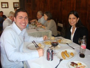 Dr. Marcello Duarte Vieira e sua noiva, Cristiane Franklin