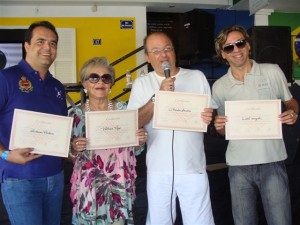 Os colunistas Anderson Pinheiro, Patrícia Pizzo, Ovadia Saadia (Apacos) e Well Miguel