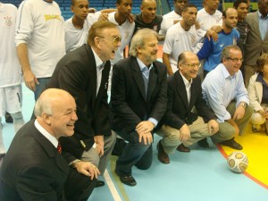 Luiz Flaviano Furtado, José Maria Marin, Jorge Pagura, Geraldo Alckmin e José Aníbal