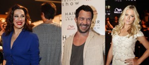 Claudia Raia, o ator Malvino Salvador e Fiorella Mattheis