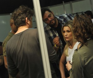 Flávia Alessandra no backstage