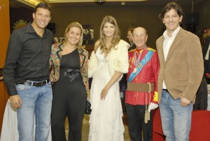 Washington e Andréa Cerqueira, Pauline de Lima Verner, Paulo Gargioni e Junior Benfica