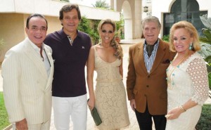 Amigos em comemoração