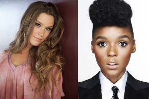 Joss Stone (esquerda) e Janelle Monáe