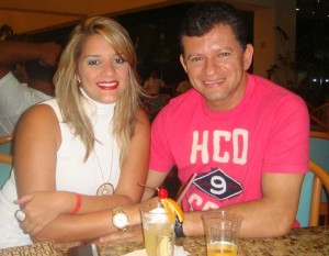 Thayanne Maritza e o prefeito Marcos Madeira