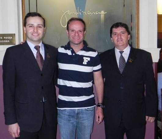 Barrichello na Jardineira Grill de São Paulo