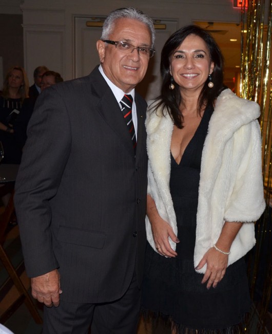 Deputado Federal Geraldo Tadeu e a mineira Beatriz Von Bentzeen Rodrigues que trabalha na Caixa em New Jersey