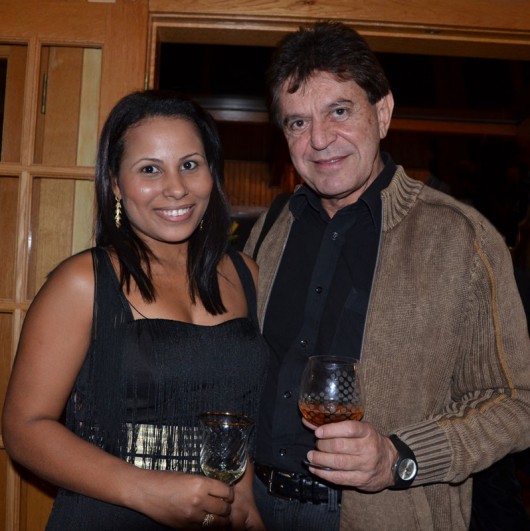 Pedro Paulo, editor da revista Fotos e Festas e sua Poliana Oliveira, diretora da ABIME MG