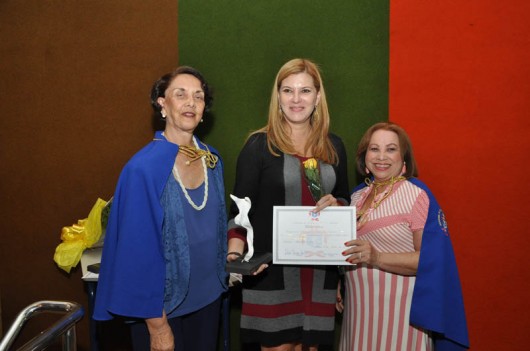 Selma Britto, a promotora Cecília Carnaúba, e Madalena Oliveira