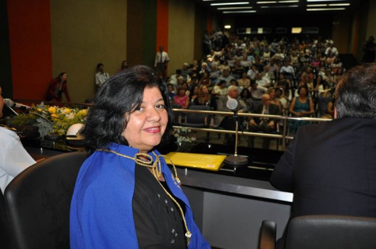 Petrúcia Camelo, membro do Conselho de Cultura da Alane e a criadora do troféu Mulher Valorosa do Brasil