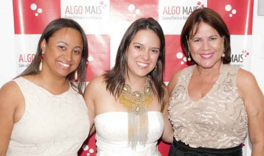 A gerente de Comunicação da Eletrobras Alagoas, Isa Mendonça, Luana Nunes, e Mariléia Campos, da Eletrobras Alagoas
