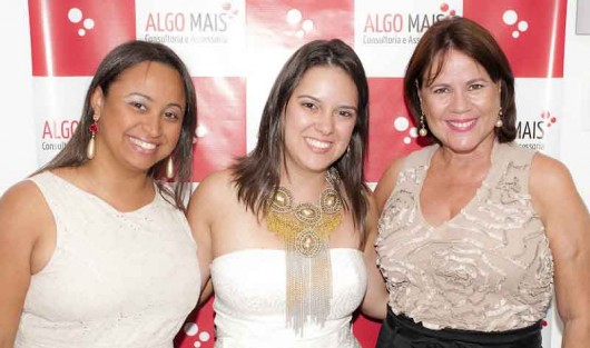 A gerente de Comunicação da Eletrobras Alagoas, Isa Mendonça, Luana Nunes, e Mariléia Campos, da Eletrobras Alagoas