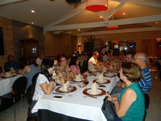 Agentes de viagem no jantar de lançamento da Maktour