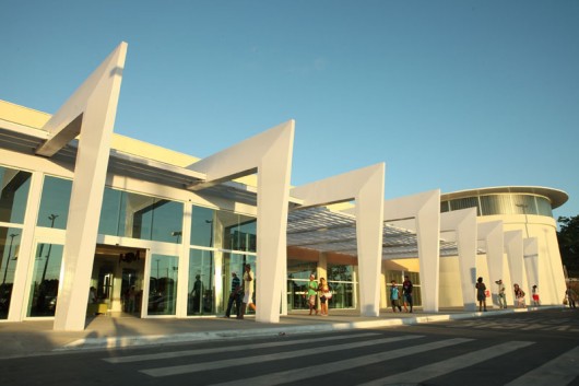 Fachada do shopping