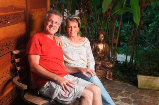 Pedro Bial e Ana Maria Braga