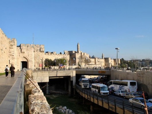 Muro das Lamentações Rumo a Torre de David