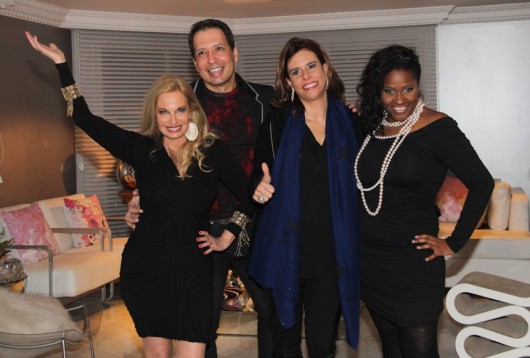 Brunete Fraccaroli, Wesley Satlher, Narcisa Tamborindeguy e Vanessa Jackson