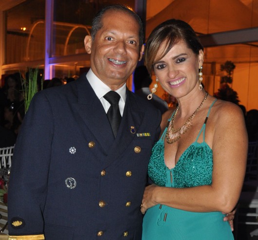 Capitão Major Antonio Luiz Barbosa e sua senhora, Dra. Claudia Torres