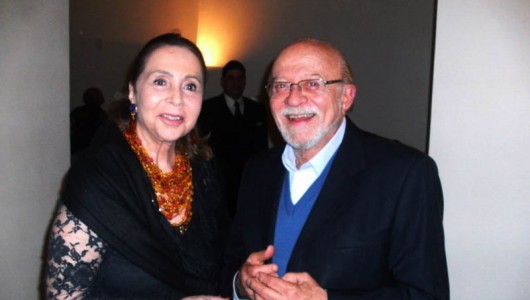 Adelina Alcântara Machado da OBME e o ex-governador de São Paulo, Alberto Goldman