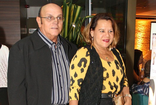 Jacira e o marido, Fernando Soares, no lançamento do programa Gente em Evidência em maio deste ano | Foto: Eddy Ferreira