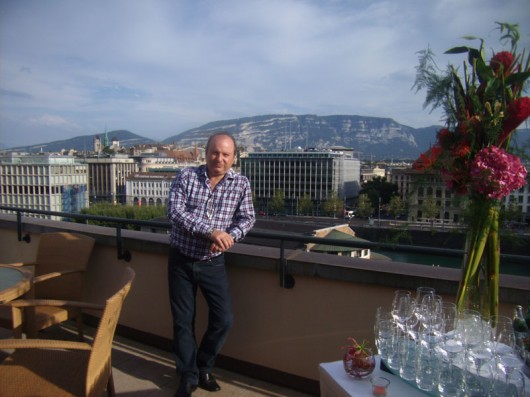 Viagem internacional Na suite presidencial do Mandarin Oriental de Genebra, Suiça, Ovadia Saadia