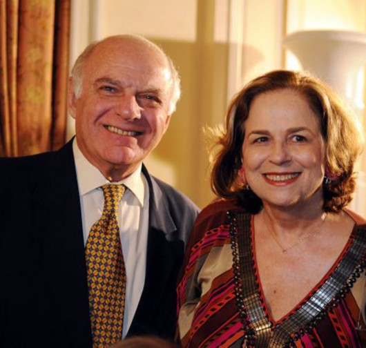 Tempo de aniversário Casal empresário Francis Bogossian e Hildegard de Angel Bogossian