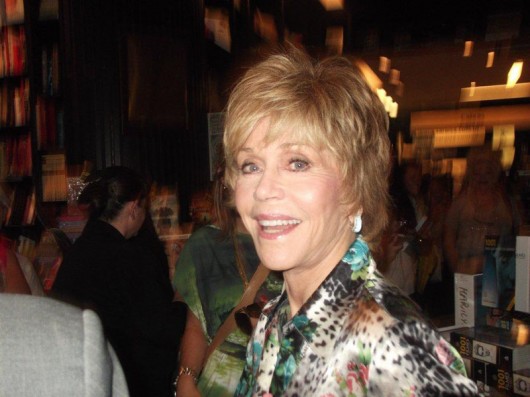 Jane Fonda lança livro em São Paulo Jane Fonda durante manhã de autógrafos em São Paulo