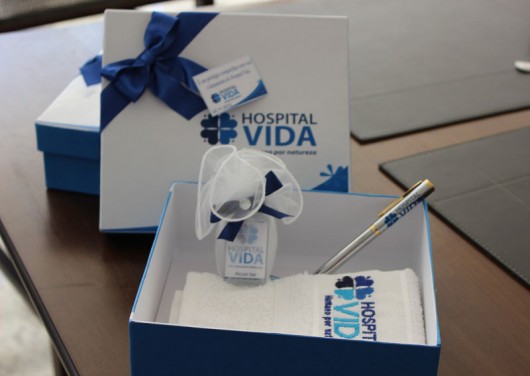 Lançamento Hospital Vida Kit distribuído para a imprensa