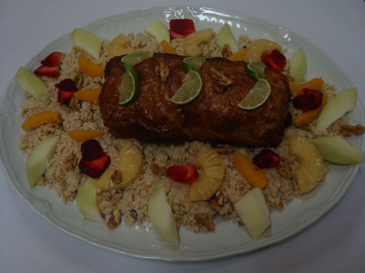Jantar de Réveillon no Ataliba de Florianópolis Lombo de Porco à Califórnia