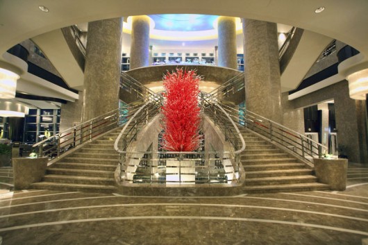 Gran Meliá Shanghai Lobby Staircase