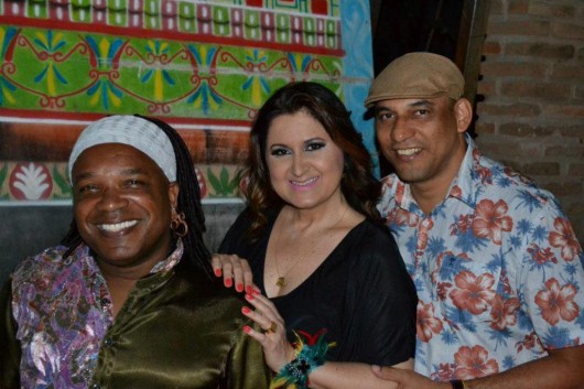 Igbonan Rocha, Wilma Araújo e Marcos Vinícius 