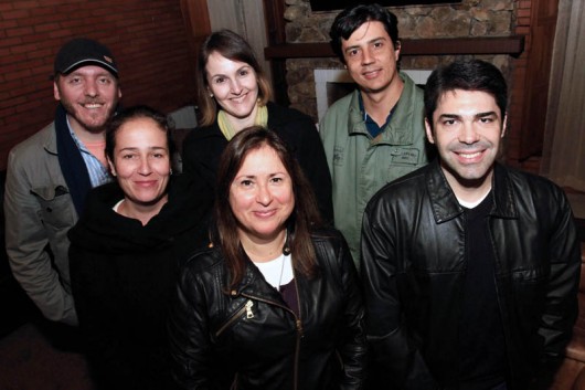 Curadoria e comissões se reúnem para escolher os concorrentes do 41° Festival de Cinema de Gramado Comissão de curtas nacionais (Foto: Cleiton Thiele/Pressphoto)
