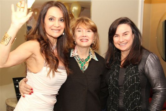 Celebração luxuosa Cláudinha, Telma Monteiro e Lenice
