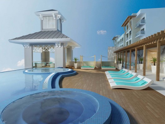 O novo hotel Meliá Marina Varadero possui ainda uma piscina infinita, proporcionando uma espetacular vista da costa da Península Hicacos, ao norte de Cuba