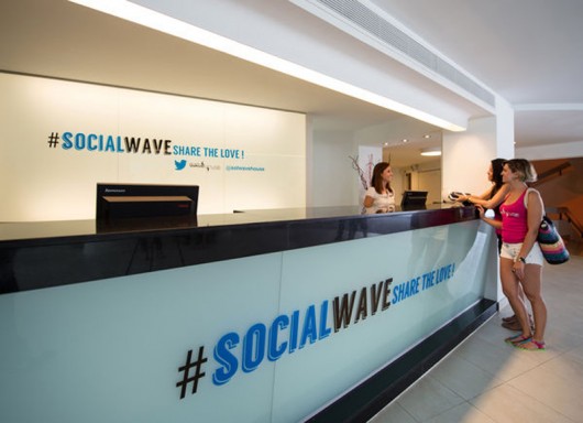 Sol Wave House oferece a primeira “Experiência Twitter” em um hotel Sol Wave House