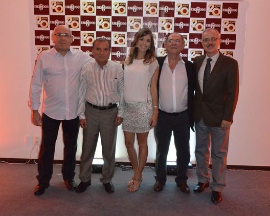 Médicos e sócios da Diagnose: Dr. Francisco Chagas, Dr. Luis Alberto Rocha, Julia Nolasco, Dr. João Bruno Oliveira e o Dr. Roberto Nolasco