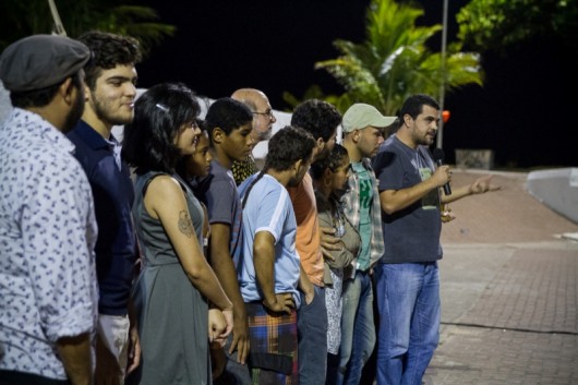 Diretor Wladymir Lima e equipe do filme O Vulto