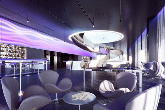 Meliá vai às nuvens com a abertura do excepcional Meliá Vienna na torre mais alta da Áustria Melia Vienna Lobby Bar Cafe
