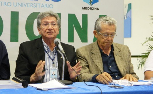 Reitor João Sampaio Filho e o vice-reitor, Douglas Apratto Tenório