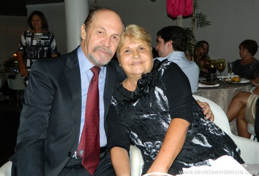 Jorge Palmeira e sua mulher, a colunista Bartira Cavalcante