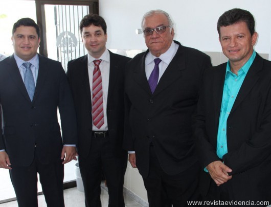 Deputado Estadual Marquinhos Madeira, Prefeito Henrique Madeira, presidente do Tribunal de Justiça de Alagoas, Desembargador José Carlos Malta Marques e ex-prefeito de Maragogi Marcos Madeira