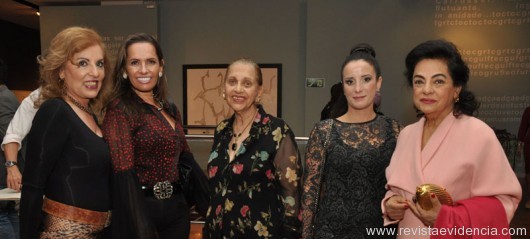 Exposição MEME de Angela Geo no Museu Inimá de Paula, Belo Horionte (MG) Suzely Ortênzio, Célia Pinto Coelho, Primeira Dama de Minas Gerais, Celma Alvim, Virgínia Geo e Leila Abdala Geo