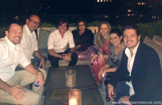 Drink Hotel Viceroy, Mateus Corradi, David Bastos, Ricardo Basiches, Joyce Pascowitch, Patricia Martinez, Camila Carneiro Johnson e Fabio Moroz