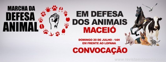 Maceió recebe marcha nacional em defesa dos animais