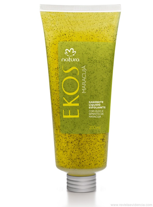 Natura Eekos sabonete líquido esfoliante - maracuja