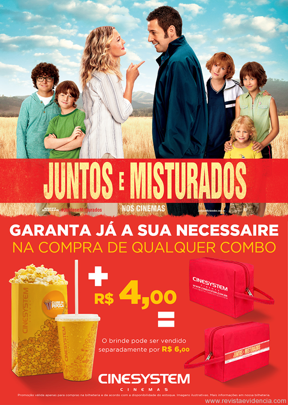 “Juntos e Misturados”, com Adam Sandler, estreia com brinde na Cinesystem